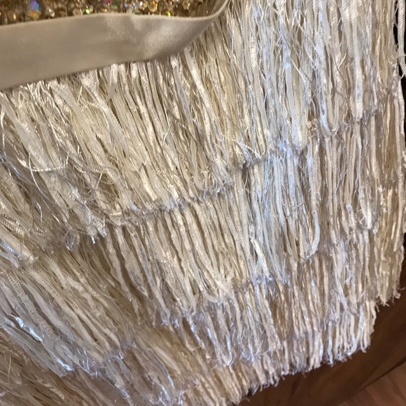 Beaded fringe prom/pageant dress - Picture 3 of 4